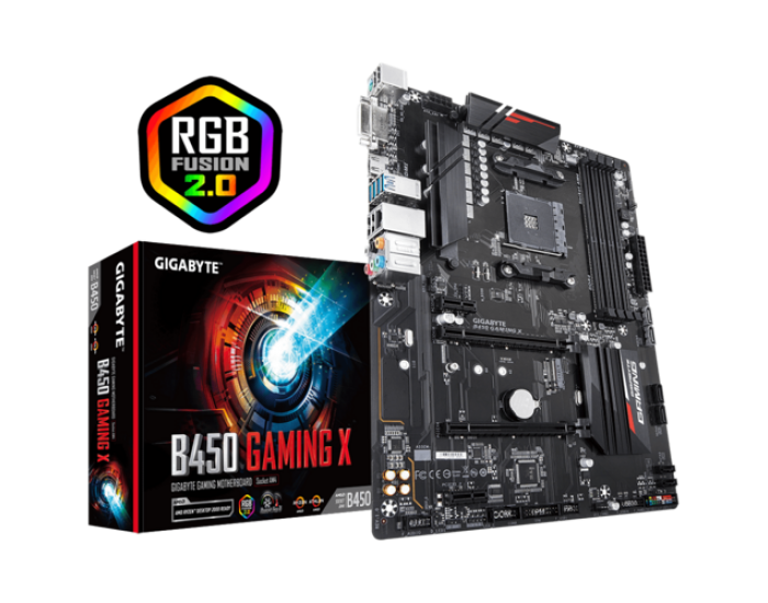 GIGABYTE MOTHERBOARD B450 GAMING X (FOR AMD)